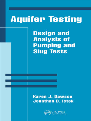 cover image of Aquifer Testing